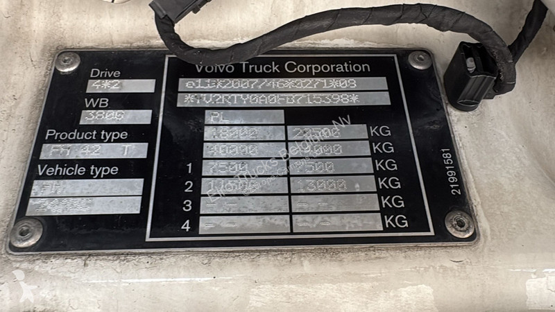 Traktor Volvo FH  (CHASSIS 2015 / PERFECT...
