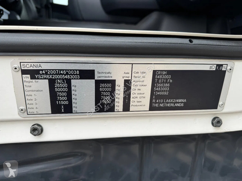 Traktor Scania R410 6x2/4 Retarder Highline...