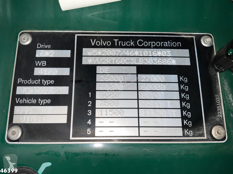 Trattore Stradale Volvo 6x2 Retarder Just...
