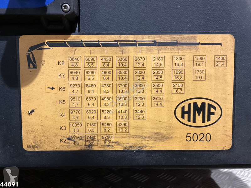 جرار MAN 28.510 HMF 50 Tonmeter laadkraan +...
