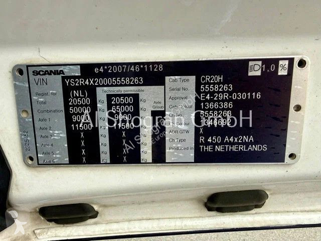 جرار Scania / Retarder / Euro 6d