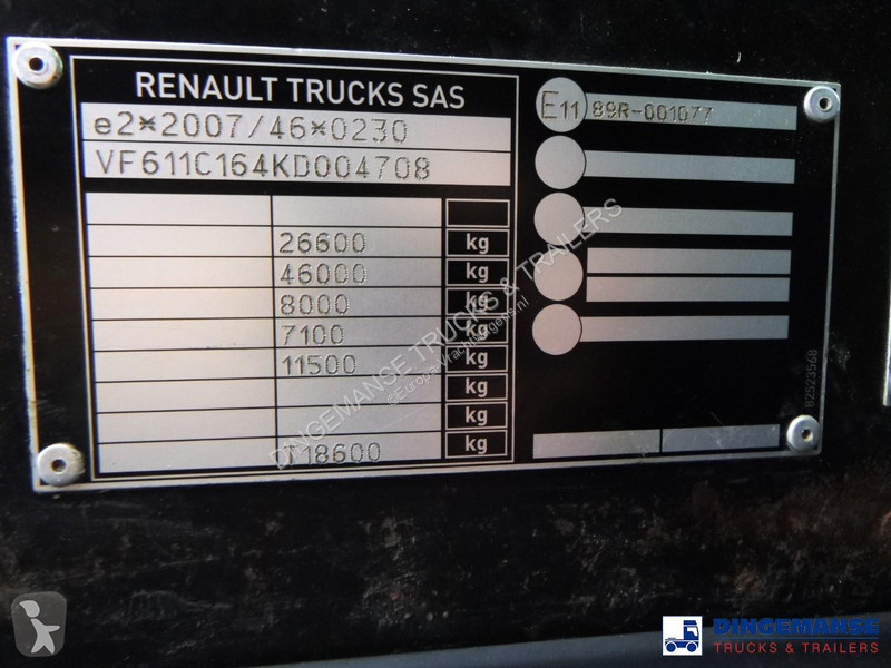 Cabeza tractora Renault T 460 6X2 RHD Euro 6