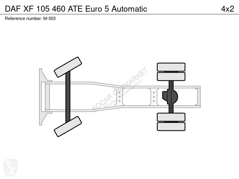 Cabeza tractora DAF 460 ATE Euro 5 Automatic