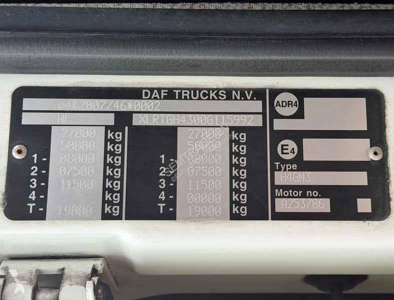 Cabeza tractora DAF FTG SSC 6x2 TWINSTEER...
