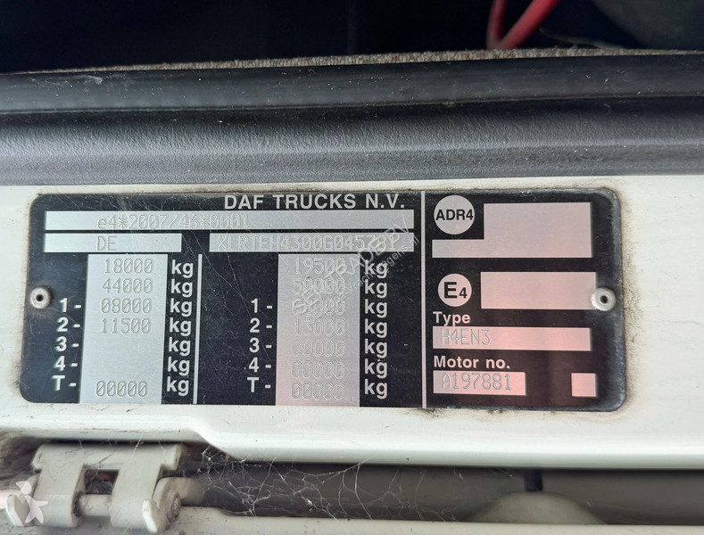 Тягач DAF SSC INTARDER - RETARDER PTO +...
