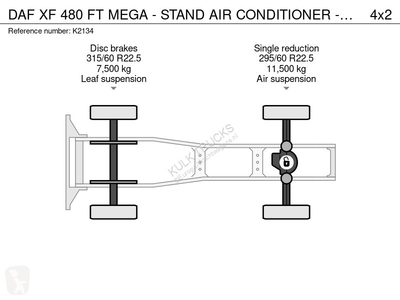 DAF 480 FT MEGA - STAND AIR CONDITIONER -...