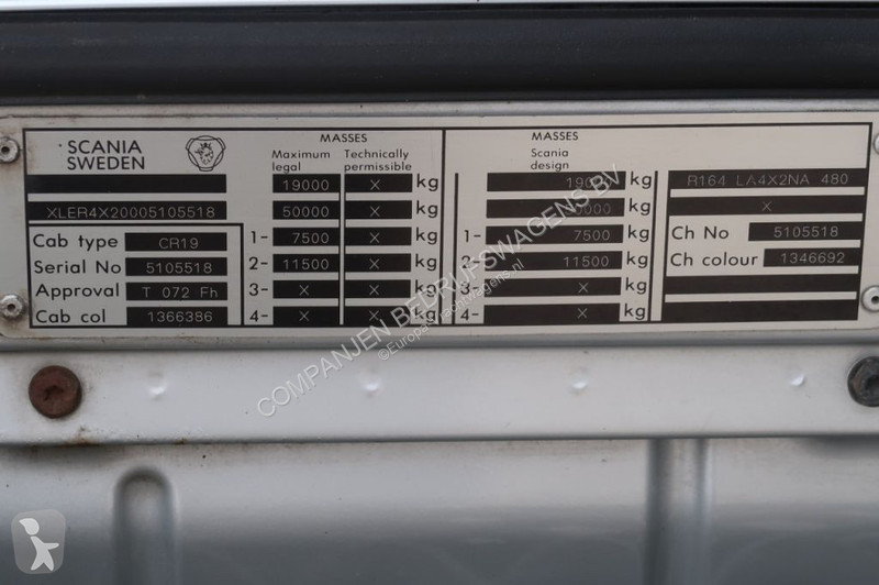 Traktor Scania R164-480 V8 164 480 Original...