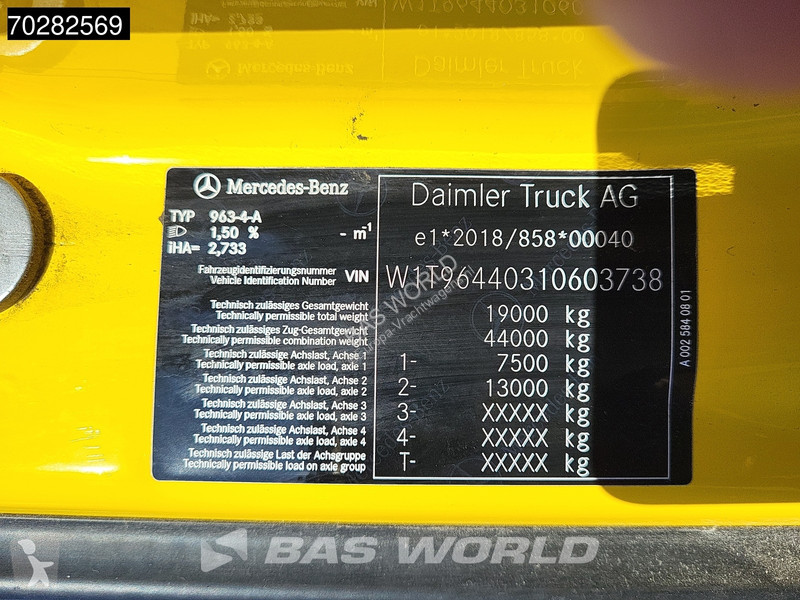 Traktor Mercedes 1848 4X2 Retarder Hydraulik...