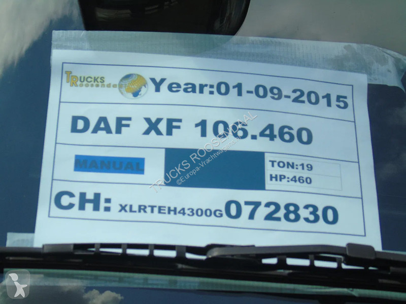 Tahač DAF + 302KM + PTO + MANUAL + EURO 6