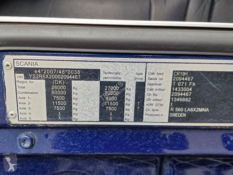 Tracteur Scania R560 V8 Highline 6x2 - Show...