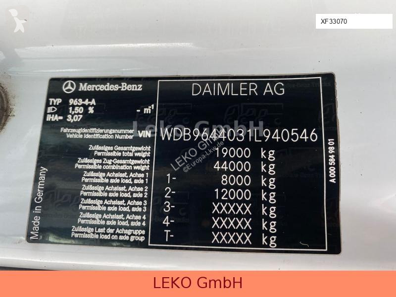 Traktor Mercedes 4x4 Euro 6 Kipphydraulik
