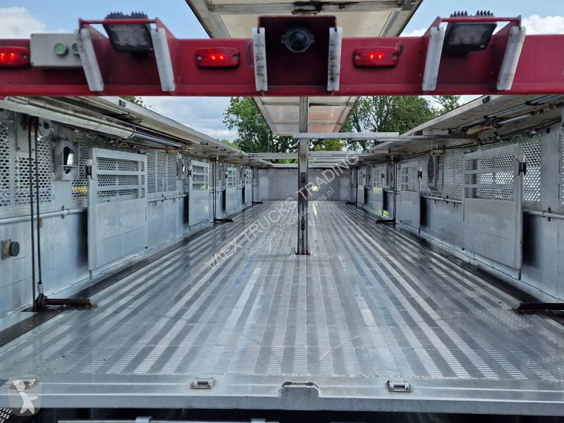 Vrachtwagencombinatie Scania + 3 deck livestock...