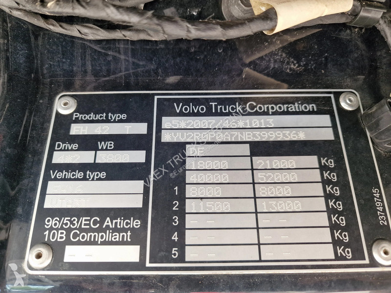 جرار Volvo FH 16.750 XL - Retarder - full air -...
