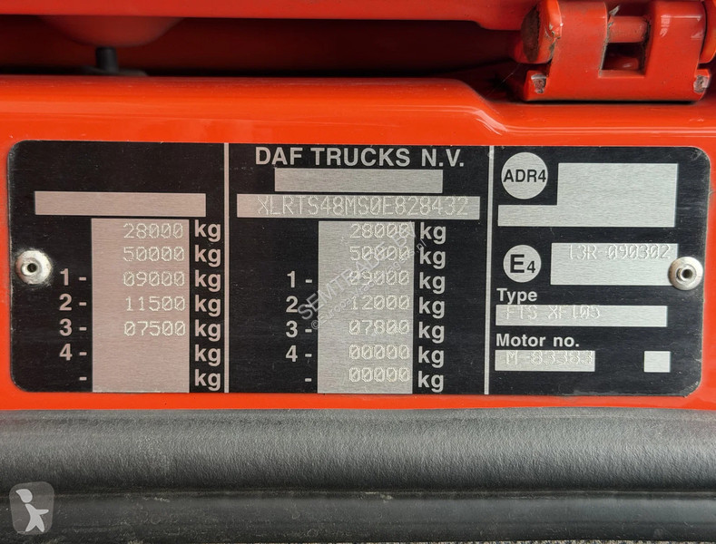 DAF FTS SSC EURO 5 6X2 FASSI F330D.25 33...