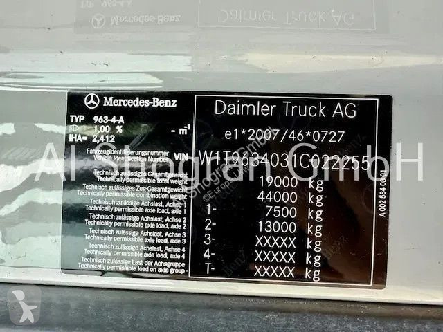 Traktor Mercedes 1851 BigSpace / Euro6