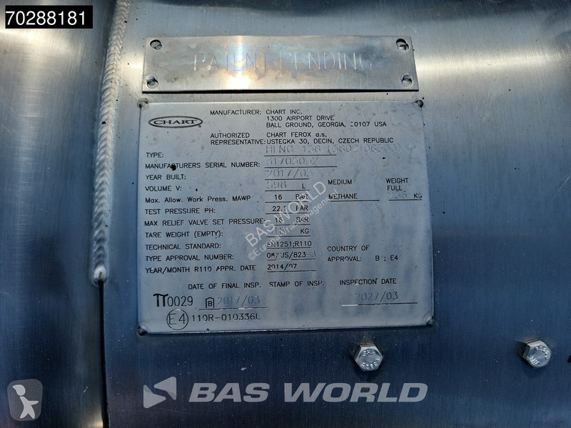 Tracteur Iveco 400 4X2 Retarder 2xTanks LNG Euro 6