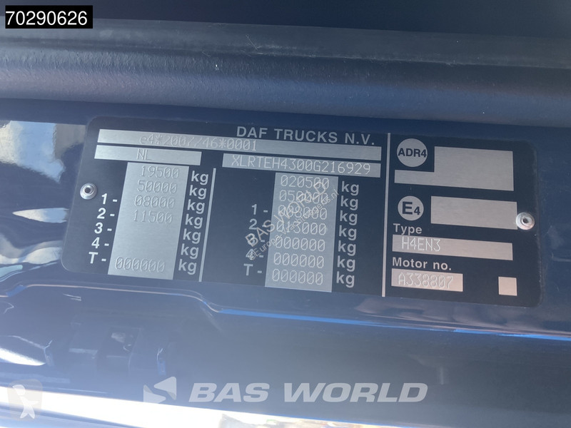 Tahač DAF 480 4X2 ENGINE PROBLEM! SSC 2xTanks...