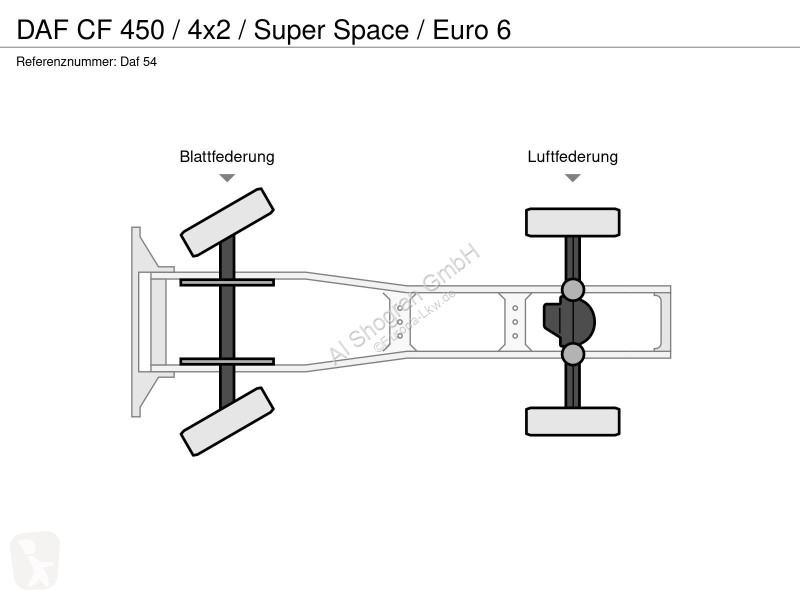 جرار DAF 450 / 4x2 / Super Space / Euro 6