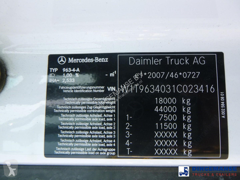 Traktor Mercedes 1851 4x2 Euro 6 + Retarder