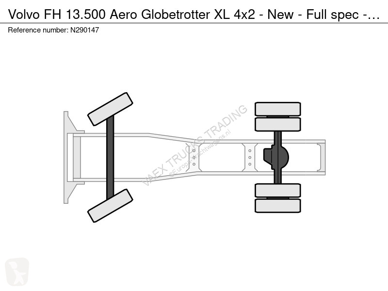 Traktor Volvo 13500 Aero Globetrotter XL 4x2 -...