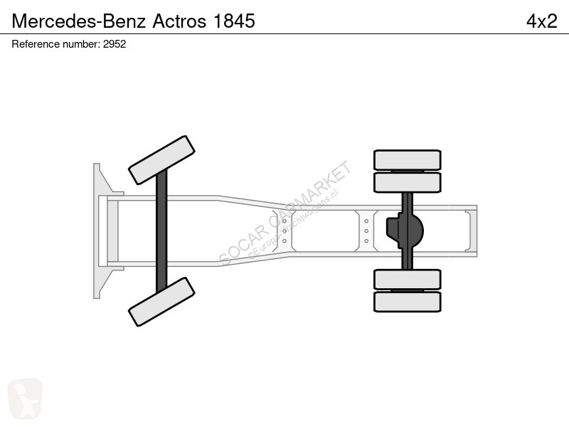 Тягач Mercedes 1845