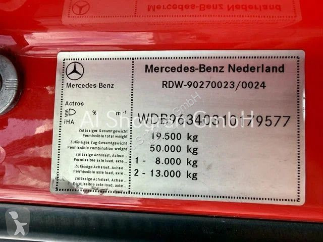 Влекач Mercedes 1845 Big Space/Standklima/Euro6