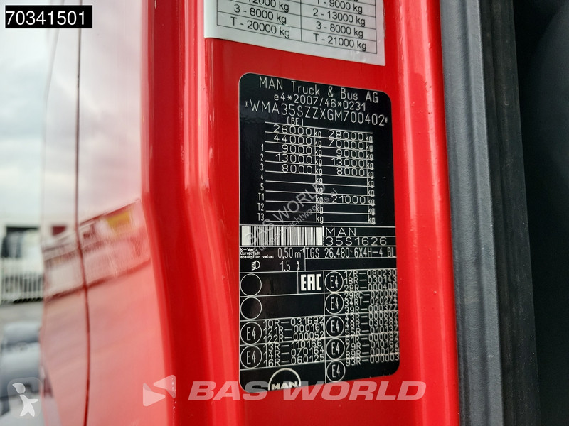 MAN 26.480 6X2 Hydrodrive Manual Lift+Lenkachse...