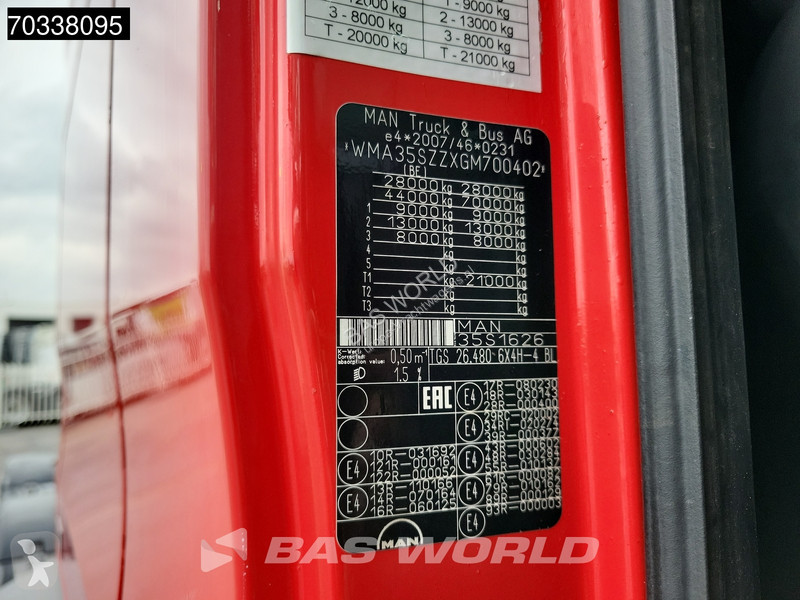 MAN 26.480 6X4 Hydrodrive Manual Lift+Lenkachse...