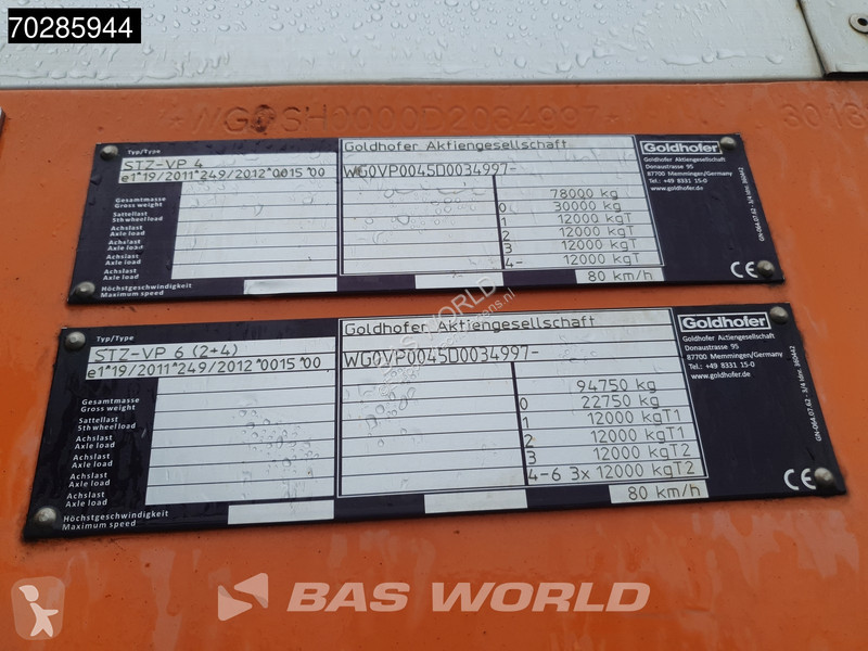 جرار Mercedes 4163 8X4 180T GigaSpace Retarder...