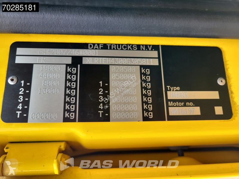 Tahač DAF 530 4X2 SC ACC Navi Euro 6