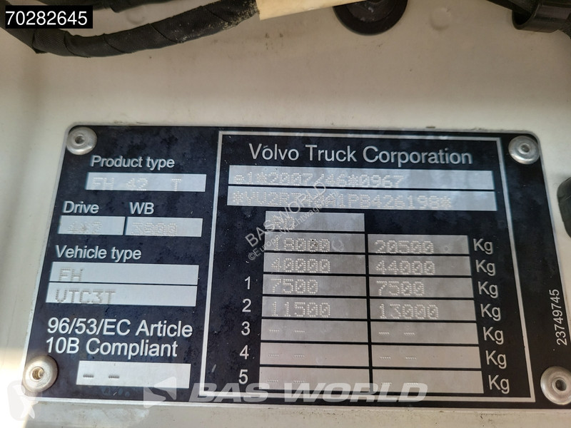 Traktor Volvo 500 4X2 XL VEB+ 2x Tanks...
