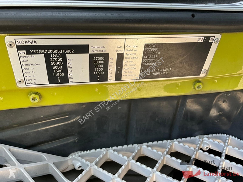 Tractor Scania G450 6x2 Euro 6 Trekker met...