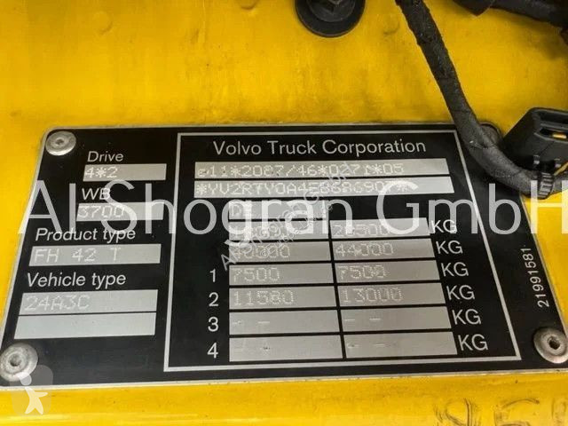 Tahač Volvo FH...