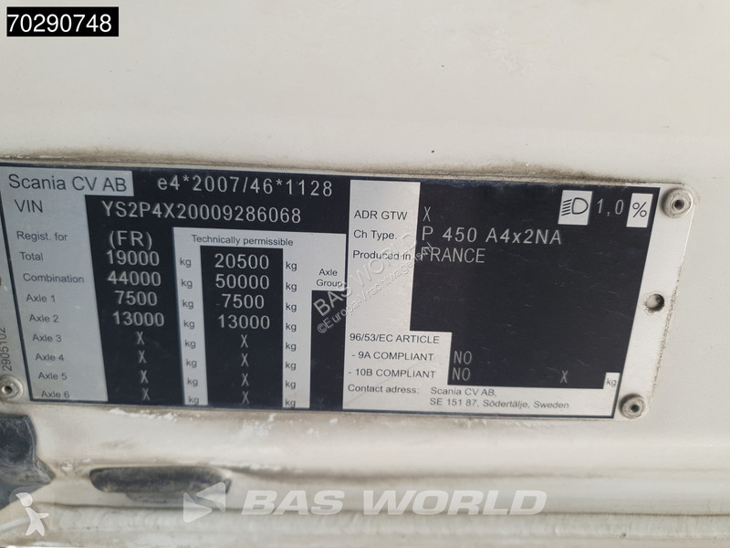 Tahač Scania P450 4X2 XT! Retarder LED Euro 6