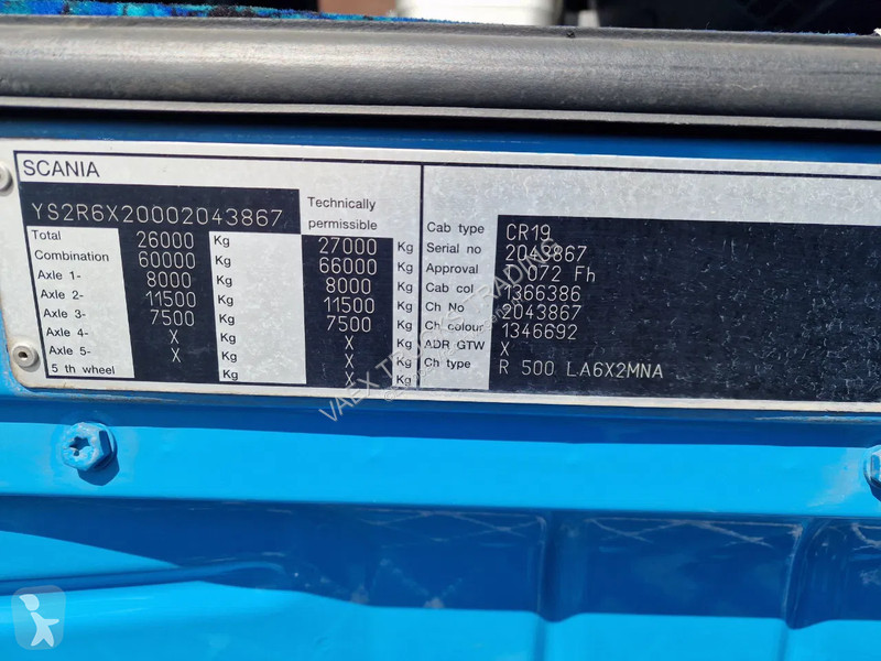 Tractor Scania R500 V8 Topline 6x2 -...