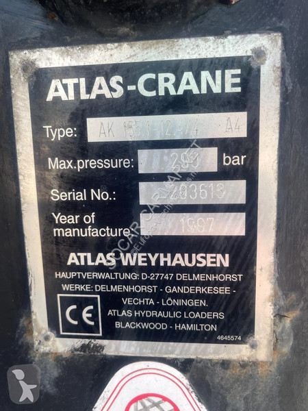 Traktor DAF 95380 6X2 Manual-Gear 15T Crane Euro 4
