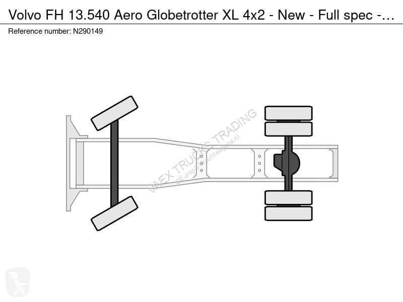 جرار Volvo 13540 Aero Globetrotter XL 4x2 - New...