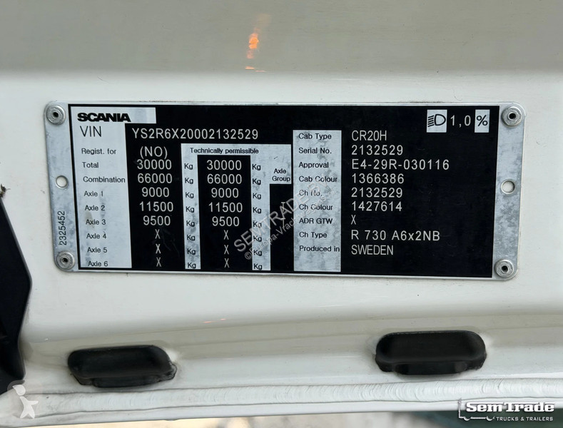 جرار Scania R730 V8 NGS BOOGIE FU AIR RETARDER...