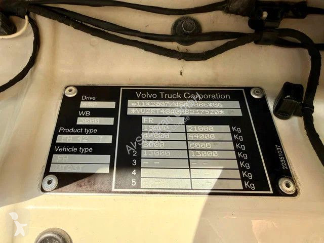 Cabeza tractora Volvo 500 Globetrotter / 2 x...