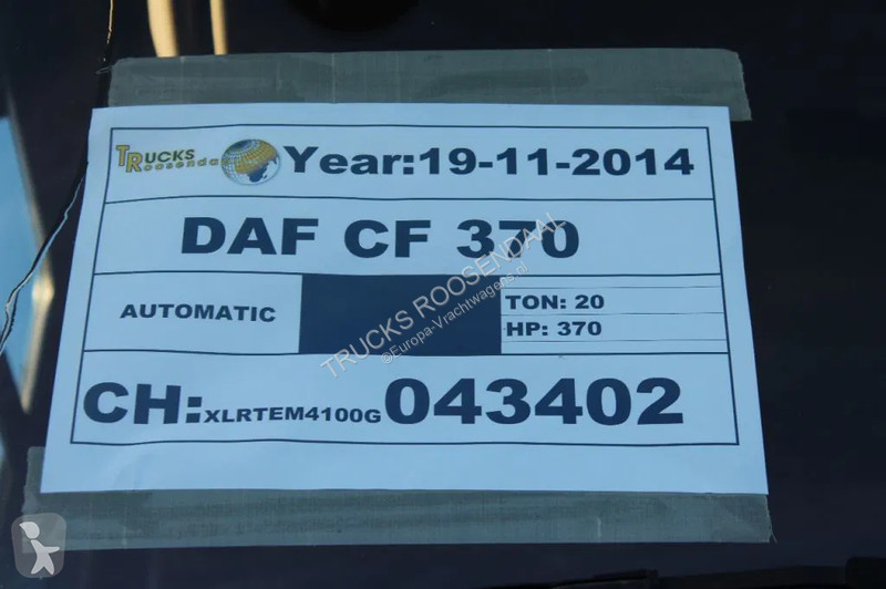 Traktor DAF 370 + EURO 6