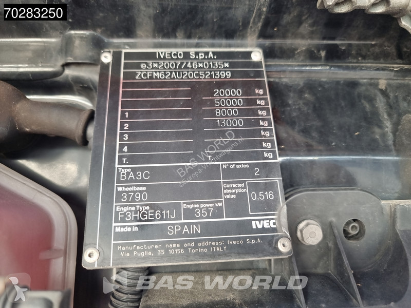Tractor Iveco S-Way 490 4X2 DAMAGED! chassis...