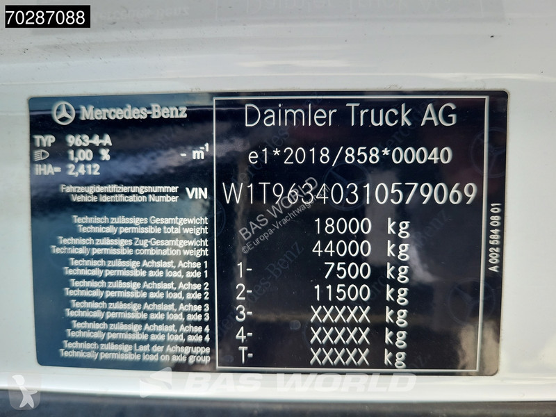 Traktor Mercedes L 1845 4X2 NL-Truck 2xTanks...