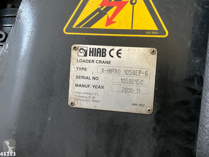 جرار Mercedes 3253 8x4 Hiab 105 Tonmeter laadkraan
