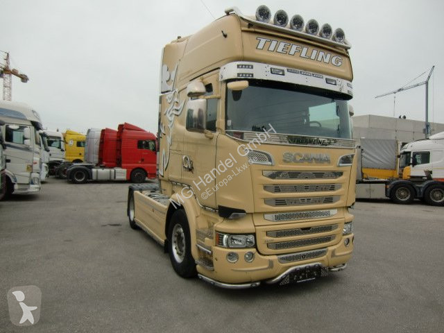 Traktor Scania R520 V8,Topline,Hydraulik...