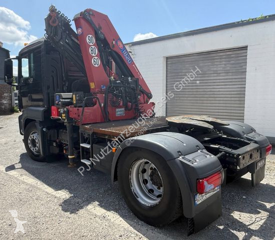 Tractor MAN 18.480 Kran HMF 1820 K6