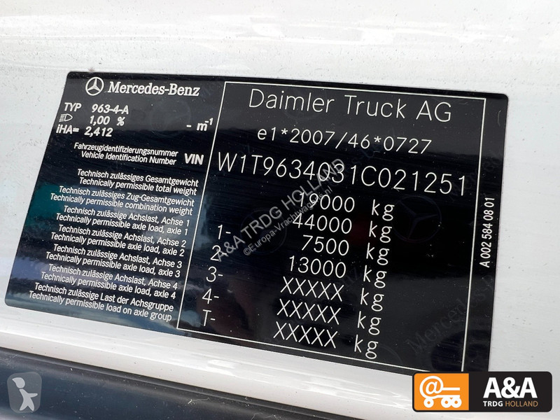 Trekker Mercedes ACTROS 1845 MP5 MIRRORCAM...