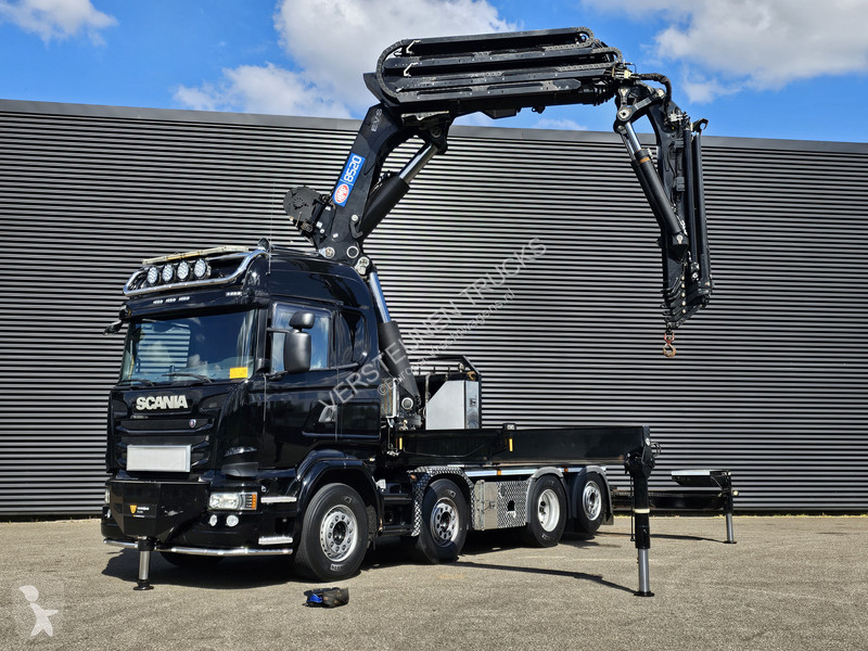 Traktor Scania 490 8x2 / HMF 85 T/M CANE +...