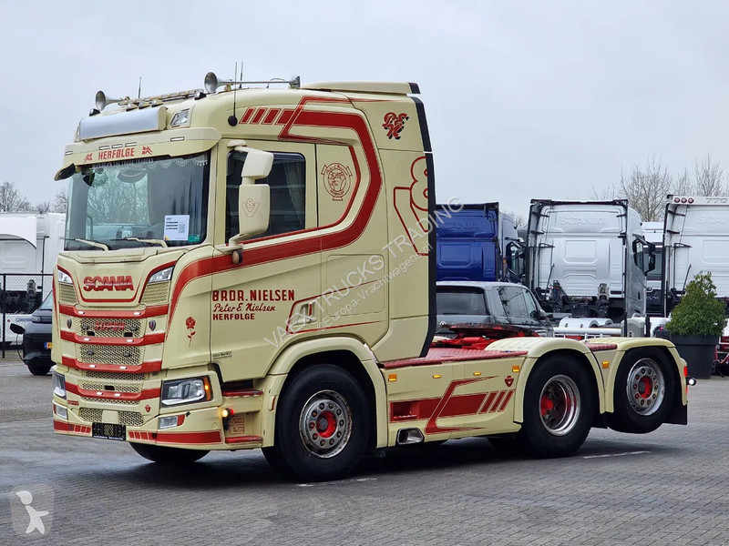 جرار Scania R580 V8 NGS ow roof 6x2 -...