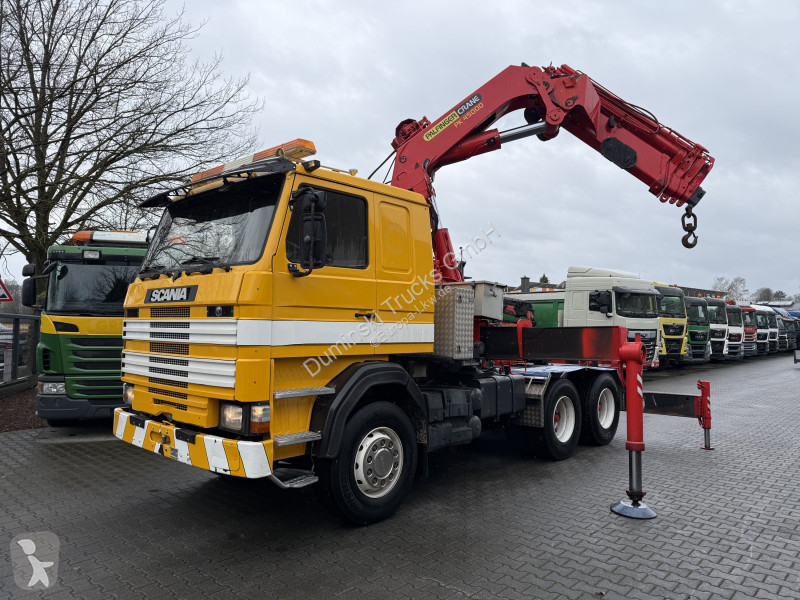 جرار Scania R143 450 V8 6X4 Kran Palfinger...