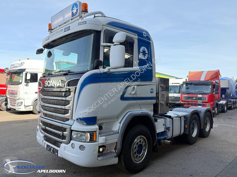 جرار Scania 580 V8 6x4, eduction axles,...